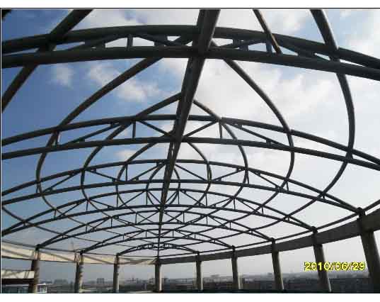 五常中煤朔州宾馆管桁架工程